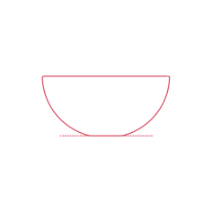 Objects Serving Bowls Ikea Blanda Serving Bowl 8 Inch Vinyl Cutting Svg File, Free Vectors File